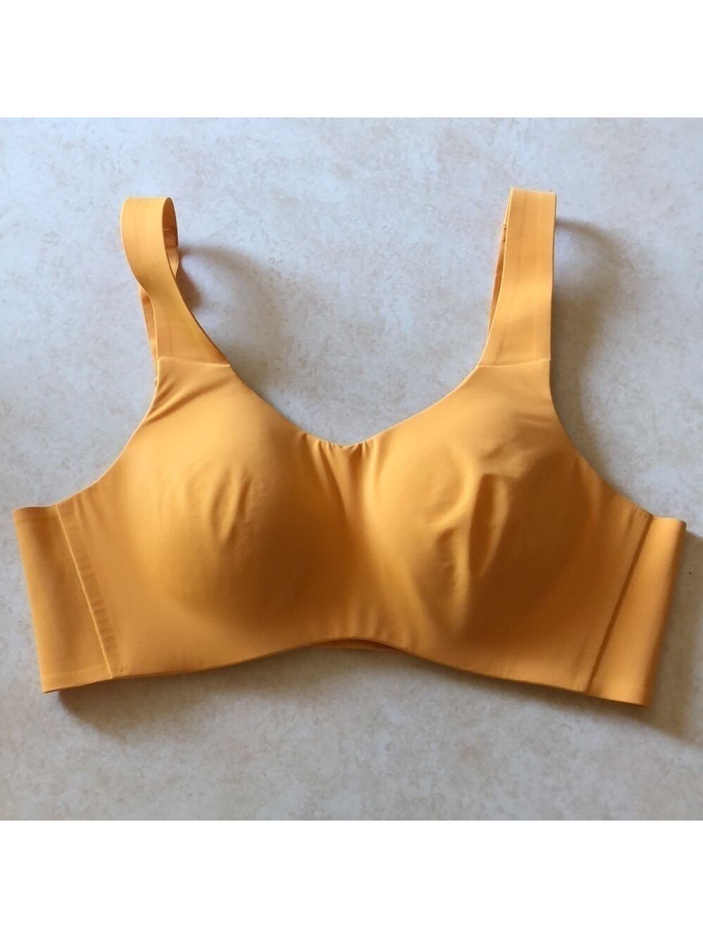 Knix Catalyst mango sports bra Size Small fits 32A 32B 34A clean GUC